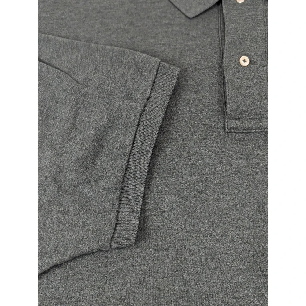 Polo Ralph Lauren Mens 2XB Grey Short Sleeve Pony Logo Polo Shirt‎ Big Tall